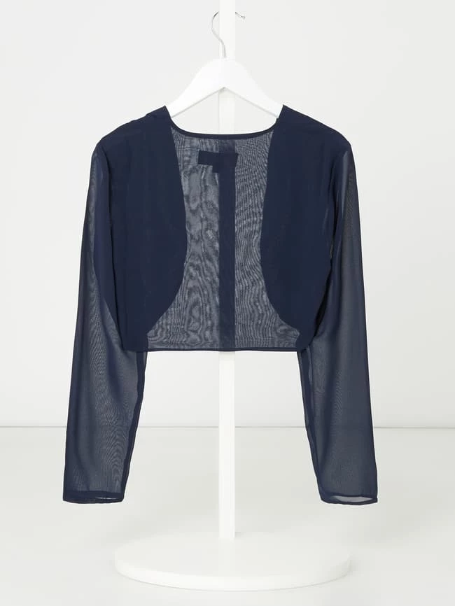 G.O.L. Bolero Aus Chiffon - Marineblau – Bild 3
