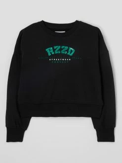 Raizzed Sweatshirt Mit Logo-Print Modell 'Lincoln' - Schwarz