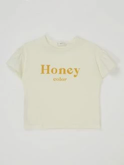 Mango T-Shirt Aus Baumwolle - Offwhite