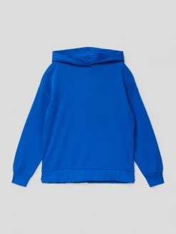 OVS Hoodie Mit Gerippten Abschlüssen - Ozean Blau