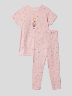Schiesser Pyjama Aus Bio-Baumwolle - Rosa