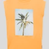Tom Tailor T-Shirt Mit Motiv-Print - Apricot