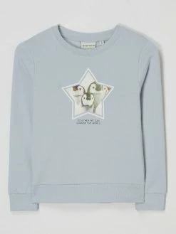 Tom Tailor Sweatshirt Mit Motiv - Bleu