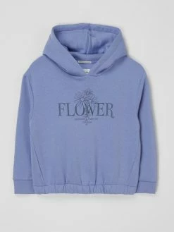 Tom Tailor Hoodie Mit Message-Print - Flieder