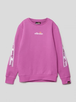 Ellesse Sweatshirt Mit Label-Print Modell 'Ziba' - Violett