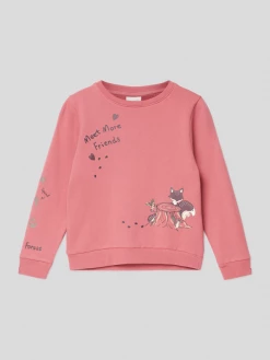 Name It Sweatshirt Mit Motiv-Print Modell 'FODA' - Fuchsia