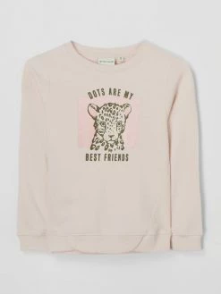 Tom Tailor Sweatshirt Mit Message - Hellrosa