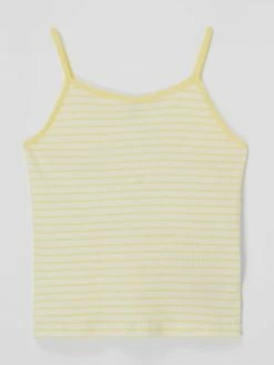 Only Top Mit Streifenmuster Modell 'Gila' - Gelb