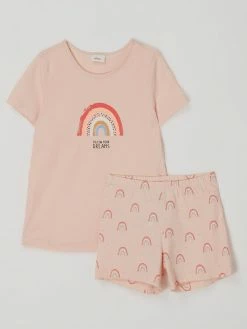 S.Oliver RED LABEL Pyjama Aus Baumwolle - Rosa