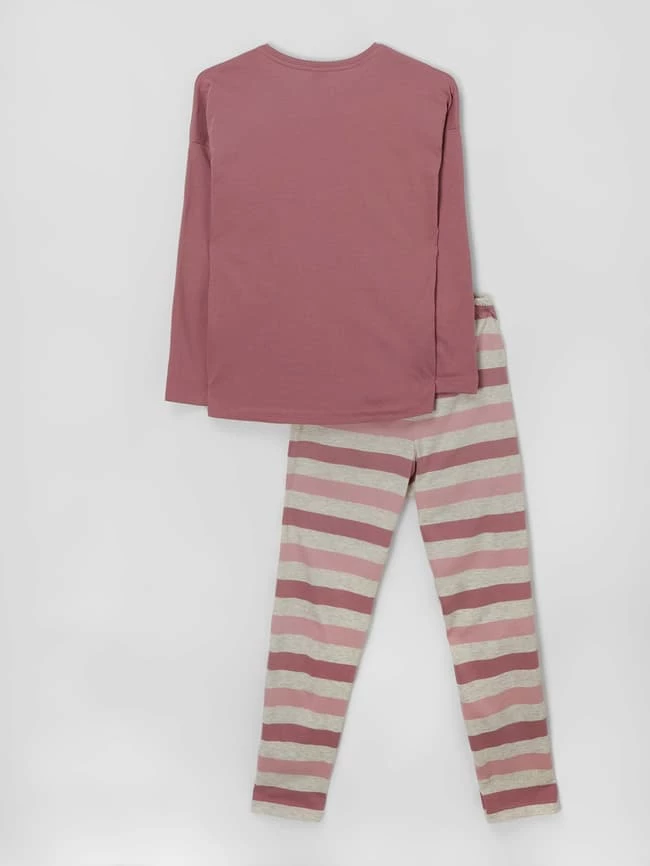 SANETTA Pyjama Aus Baumwolle - Rosa – Bild 4