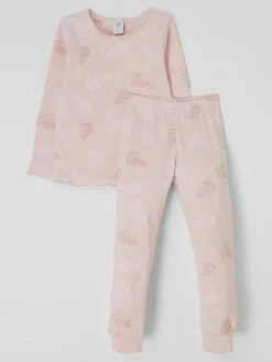 SANETTA Pyjama Aus Baumwolle - Rosa