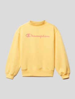 CHAMPION Sweatshirt Aus Baumwollmischung - Gelb