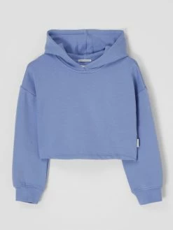 Tom Tailor Cropped Hoodie Mit überschnittenen Schultern - Flieder