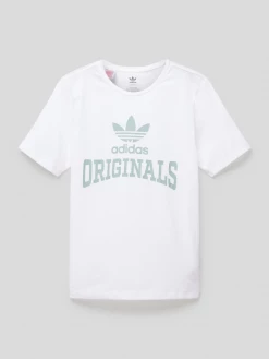 Adidas Originals T-Shirt Mit Label-Print - Weiß