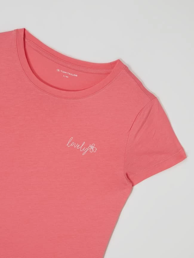 Tom Tailor T-Shirt Mit Stickerei - Pink – Bild 2