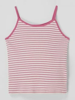 Only Top Mit Streifenmuster Modell 'Gila' - Pink