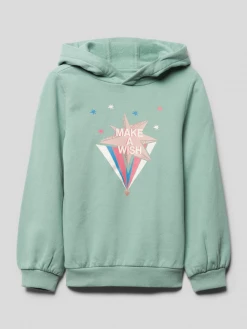 S.Oliver RED LABEL Hoodie Mit Print - Mint