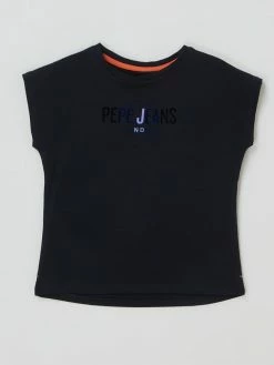 Pepe Jeans T-Shirt Mit Logo Modell 'Holly' - Marineblau