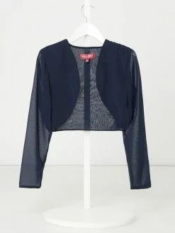 G.O.L. Bolero Aus Chiffon - Marineblau