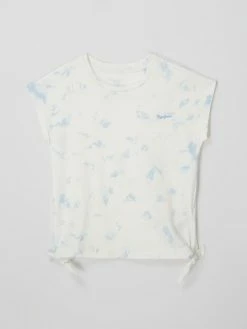 Pepe Jeans Shirt Im Batik-Look Modell 'Hilary' - Bleu