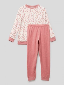 Schiesser Pyjama Aus Frottee Modell 'Zoe' - Rosa