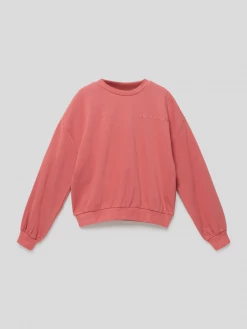 S.Oliver RED LABEL Sweatshirt Mit Statement-Print - Mauve
