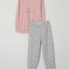 Calida Pyjama Mit Streifenmuster - Pink