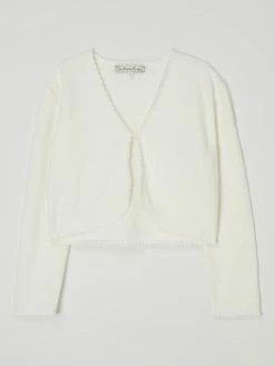 Une Hautre Couture Bolero Aus Baumwolle - Ecru