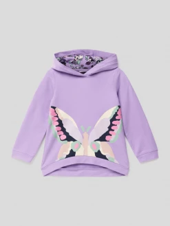 S.Oliver RED LABEL Hoodie Mit Print - Flieder