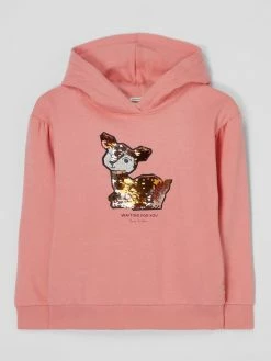 Tom Tailor Hoodie Mit Stickerei - Apricot