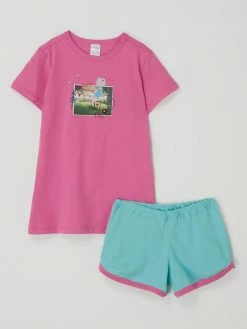 Schiesser Pyjama Aus Baumwolle - Pink