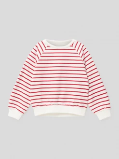 Name It Sweatshirt Mit Streifenmuster Modell 'VARIE' - Offwhite