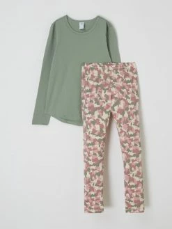 SANETTA Pyjama Aus Baumwolle - Grün