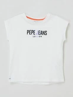 Pepe Jeans T-Shirt Mit Logo Modell 'Holly' - Weiß