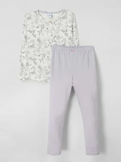SANETTA Pyjama Mit Modal-Anteil - Offwhite