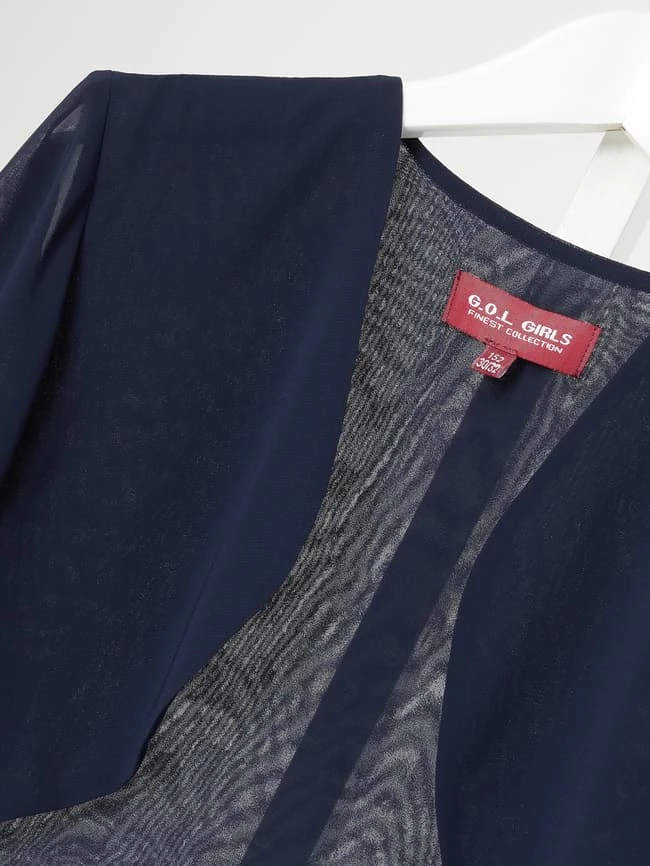 G.O.L. Bolero Aus Chiffon - Marineblau – Bild 2